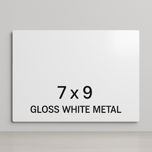 7" x 9" Gloss Metal Frame